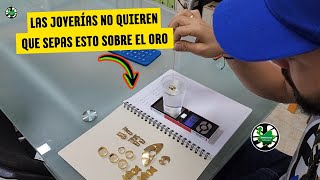 Método casero para conocer la pureza del ORO [upl. by Aralomo875]