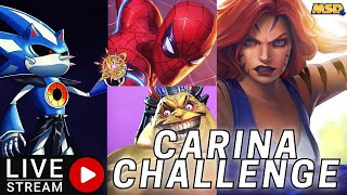 New Carinas Challenges Double Spidey Tigra and Mojo  Marvel Contest of Champions [upl. by Vogeley]