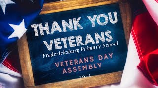 FPS 2022 Veteran’s Day Assembly [upl. by Suravat]