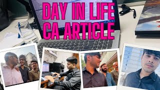 A Day In a Life Of CA Article  Articleship vlogs  A day in a life of CA student  CA [upl. by Eaver577]