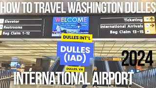 Walkthrough Washington Dulles iad International Airport Like A Pro  Parking Tips And Tour [upl. by Jodoin]