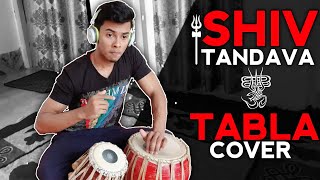 SHIV TANDAVA STOTRAM  POWERFUL TABLA COVER [upl. by Aissatan]