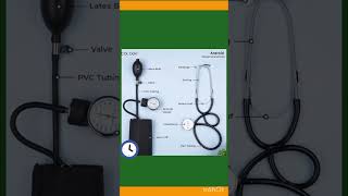 parts of sphygmomanometer nursinglover nursingdegree [upl. by Ocnarfnaig956]