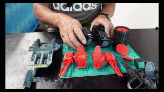 1986 GI JOE COBRA STUN DISASSEMBLY CLEANING amp REASSEMBLY [upl. by Elvyn937]