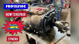 How to rebuild FRO15210C 10 speed transmission back section synchronizer [upl. by Orran]