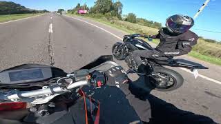 Mt 07 vs KTM 690 duke [upl. by Ariek]