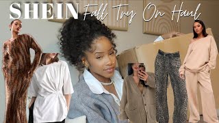 HUGE SHEIN Fall Try On Haul 🛍  SharronReneé [upl. by Lorn456]