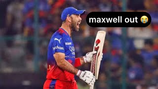 rr vs rcb  glenn maxwell batting  ravichandran ashwin bowling  maxwell wicket [upl. by Eikcid]