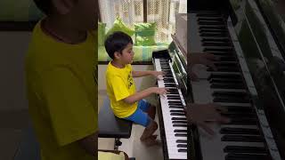 Sonata in C minor  Pescetti By Swarrang Mulekar santoshmulekar piano music pianolessons [upl. by Linzy]