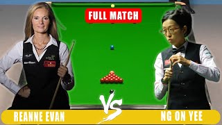 Reanne Evans Vs Ng On Yee  TAOM UK Womens Championship Snooker Highlights [upl. by Rabassa]