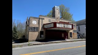 Exploring the Abandoned Vintage Center Theatre in the Catskills of New York  DANGEROUS [upl. by Anirda]