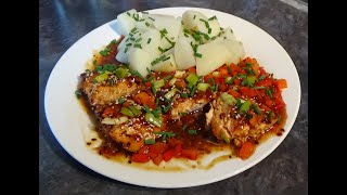 Easy Baked Teriyaki Salmon recipe [upl. by Valsimot782]