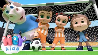 Voetbal fan ⚽ Het Voetballied  Voetbal kinderfilmpjes  HeyKids  Kinderliedjes [upl. by Brittney]