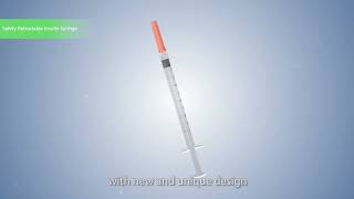 safety retractable syringe diabete use 05ml1ml [upl. by Bullion71]