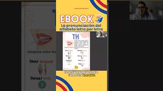 La pronunciación de la TH en inglés 🗣️ Ebook El Alfabeto Letra por Letra 📕ebook englishteacher [upl. by Phillie639]