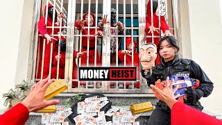 PARKOUR VS MONEY HEIST BAD GUYS No ESCAPE Boss Chase Ends Here LIVE ACTION PARKOUR POV 2024 [upl. by Anala]