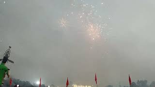 DushraJalandhar canttRavan Dahanbeautiful fireworks show [upl. by Hayman549]