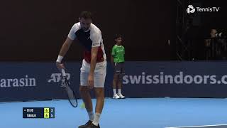 Cilic vs Tabilo Basel 2024 Highlights [upl. by Annoel]