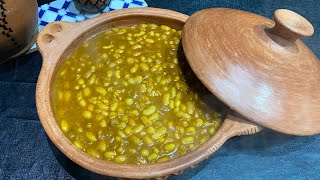 Haricots blancs cuisinés à la marocaine « Loubia » un repas typique au maroc et très aimé 😁 [upl. by Ilyah347]