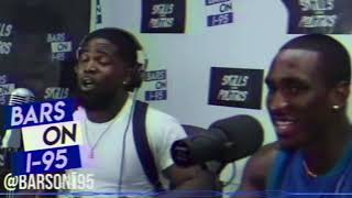 Tsu Surf freestyles on Bars On I 95Lyrics [upl. by Hannazus]