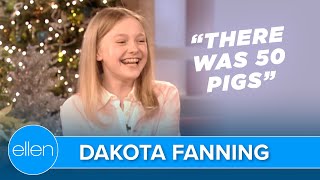 Dakota Fanning Discusses ‘Charlotte’s Web’ and Her Bacon Aversion [upl. by Adhamh931]