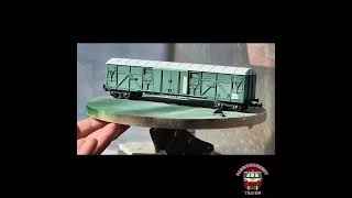 TUTO N°3  PATINE DUN WAGON COUVERT BEGON VERT [upl. by Abernon499]