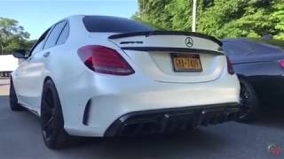 W4 Turbocharged C63S AMG Let Loose [upl. by Alegna899]