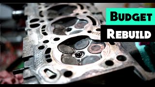 Rebuilding an Engine on a budget  Analyzing the cylinder head Valve guides valve seats and valves [upl. by Shien]