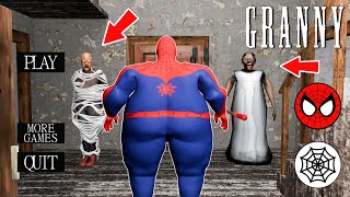 Playing Fat SpiderMan vs Granny vs Grandpa  Secret MOD Granny   Gameplay Animation p10 [upl. by Thatch]