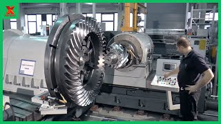 The Worlds Largest Bevel Gear CNC Machine Modern Gear Production Line Steel Wheel Manufacturing [upl. by Randa]