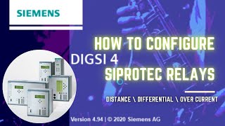 Configuration of Siprotec Relays  SIEMENS IEDs [upl. by Dave]