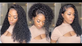 Best Curl Cream I Ever Tried  How I Define My Curly Wig  Klaiyi 13x4 Jerry Curly Human Hair Wig [upl. by Jarus]