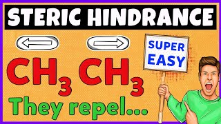 Steric Hindrance  Organic Chemistry [upl. by Aronoel807]