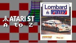 Lombard RAC Rally for Atari ST is all about the easy lefts  Atari ST A to Z [upl. by Knoll]