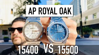 Audemars Piguet Royal Oak 15500 vs15400  Can You Spot The Difference [upl. by Nurat314]