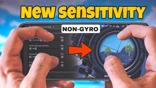 🔥 NonGyro Best Sensitivity For Laser Sprays  No Recoil BGMI Sensitivity [upl. by Nahsyar]