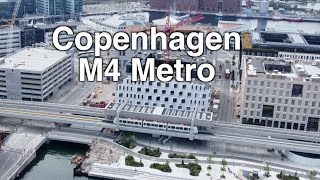 Copenhagen M4 Line  Orientkaj to Copenhagen Central Station [upl. by Nojed464]