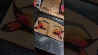 Butterfly eye makeup👀 tutorial for beginners shorts eyemakeup tutorial butterfly [upl. by Ahsiat]