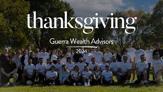 Guerra Wealth Advisors Thanksgiving Potluck 2024 [upl. by Cassil]