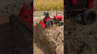 Homemade rc mini tractor [upl. by Yebloc850]