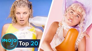 Top 20 WTF Were They Thinking Music Videos [upl. by Novonod]