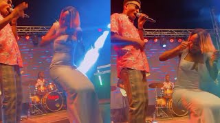 Akuapem Polo grinds Kofi Kinata on Satge [upl. by Mafalda]