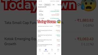 Today My mutual funds portfolio Down  kya share market crash hone wala hai 19 step shorts [upl. by Budding468]