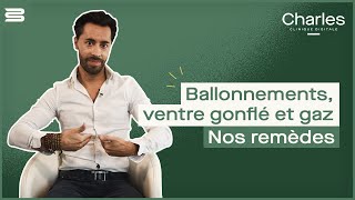 Ballonnements ventre gonflé et gaz  nos remèdes [upl. by Naved]