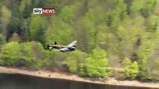 Dambusters Flypast Marks Raid Anniversary In Derbyshire [upl. by Boyse]