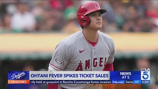 Dodgers resale ticket prices soar after Shohei Ohtani signing [upl. by Lua]