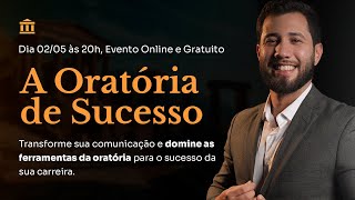 A ORATÓRIA DE SUCESSO  Evento Ao Vivo  Leonardo Martins 🏛 [upl. by Loring]