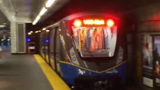 Vancouver Skytrain 2016 Bombardier Mark III at Waterfront Station [upl. by Freemon751]