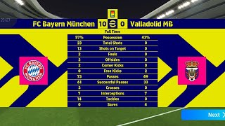 FCB vs Vll  FC Bayern Munchen vs Valladolid MB 100 BHathal fc [upl. by Natala]