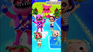 Pink Fong EXE Takes on Coco Melon EXE in EPIC Coffin Dance Showdown viral song trending shorts [upl. by Fanning]